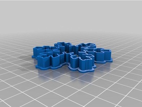 meine individuelle Schneeflocke Ausstechformen Küche Essen 3d print model - Mito3D