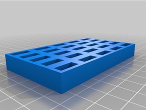 la matriz de bandeja contenedores 3d print model - Mito3D