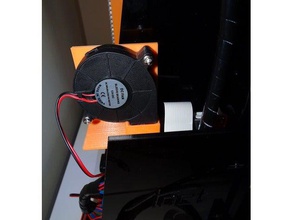 anet a6 anakart fan sürücüler 3d yazıcı parçalar 50mm monte edin soğutucu 3d print model - Mito3D