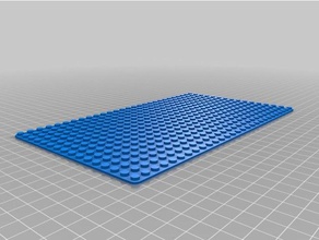 lego compatible ground plates 28x16 construction toys customized 3d print model - Mito3D