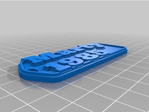 marty 1985 keychains customized 3d print model - Mito3D