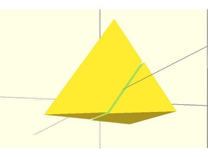 Pyramide puzzle anpassbar Rätsel 3d-puzzle burr Spiel openscad 3d print model - Mito3D