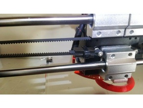 gt2 belt simple clamp 3d printer accessories 3d print model - Mito3D