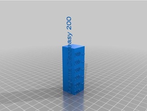 jca fil emotiontech temperature calibration tower 5deg 3d printing tests customized 3d print model - Mito3D