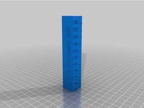 jca fil emotiontech temperature calibration tower 3d printing tests customized 3d print model - Mito3D