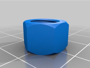 8mm 8 nut parts customized 3d print model - Mito3D