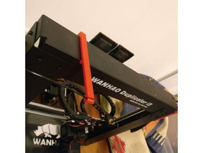 filament guide wanhao i3 3d printer parts holder duplicator 3d print model - Mito3D