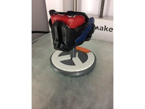 overwatch display stand props magnet soldier soldier76 76 3d print model - Mito3D