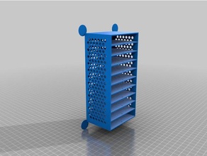 my customized smd small parts drawers 1 tool holders boxes 3d print model - Mito3D