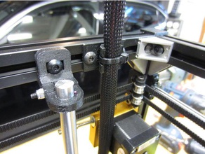 serre-câble 2020 3 d de l'imprimante pièces extrusion mont l'extrusion d'aluminium clip câble support la gestion des câbles corexy en aluminium extrudé d'extrusion hypercube 3d print model - Mito3D