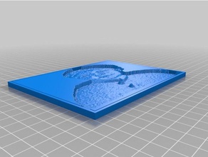 nick 2d art personnalisé 3d print model - Mito3D