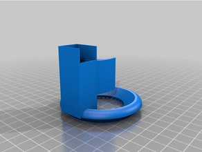 reach3d e3dv6 circolare del condotto della ventola radiale da 40mm la stampante estrusori fan ventilatore dotto 3d print model - Mito3D