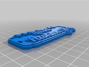 luisa fashion keychains customized 3d print model - Mito3D