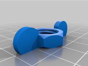 m12 50 wingnut washer parts customized 3d print model - Mito3D