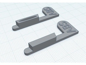 mp select mini v1 abs flag 3d printer parts monoprice 3d print model - Mito3D