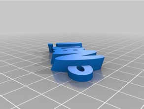 nani Schlüsselanhänger angepasst 3d print model - Mito3D