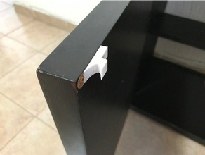 cabinet closing clip replacement parts bureau lock 3d print model - Mito3D