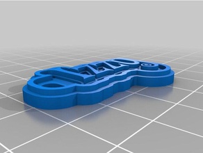 izzy Schlüsselbund Schlüsselanhänger angepasst 3d print model - Mito3D
