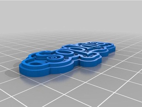 sophia keychain keychains customized 3d print model - Mito3D