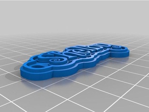 shelby llavero llaveros personalizado 3d print model - Mito3D