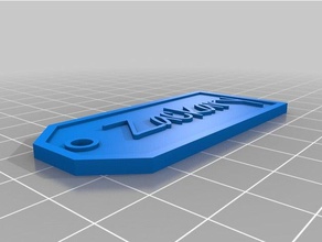 zackary gift tag signs logos customized 3d print model - Mito3D