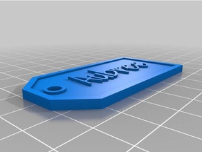 aubree gift tag signs logos customized 3d print model - Mito3D