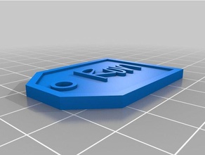 ron gift tag signs logos customized 3d print model - Mito3D