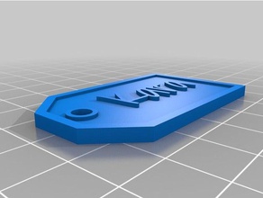 kara dono tag i segni loghi personalizzato 3d print model - Mito3D