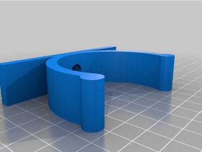 personnalisé de la paroi du tube support organisation 3d print model - Mito3D