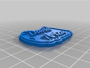 my customized multiline tag keychain todo keychains 3d print model - Mito3D
