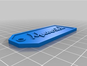maverick gift tag signs logos customized 3d print model - Mito3D