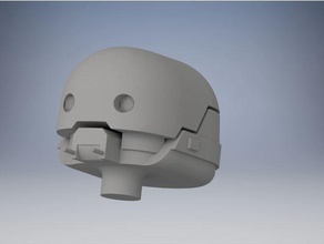 k2 so head model robots k2so starwars 8 3d print model - Mito3D