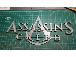 assassins creed logotipo sinais logotipos 3d print model - Mito3D