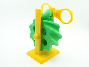 eccentrically cycloidal drive model mechanical toys gear hypocycloid 3d print model - Mito3D