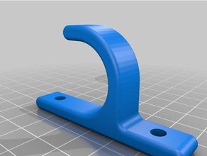 simple wall hanger other hangers 3d print model - Mito3D