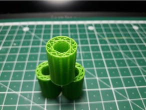 stringed bushing lm8uu replacement 3d printer parts customized openscad 3d print model - Mito3D