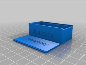 jamienat box2 recipientes personalizado 3d print model - Mito3D