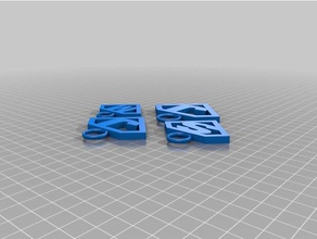 superman keychains 3d printing 3d print model - Mito3D