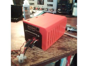 rampas de 14 raspberry pi caso 3d a impressora partes polvos caixa 3d print model - Mito3D