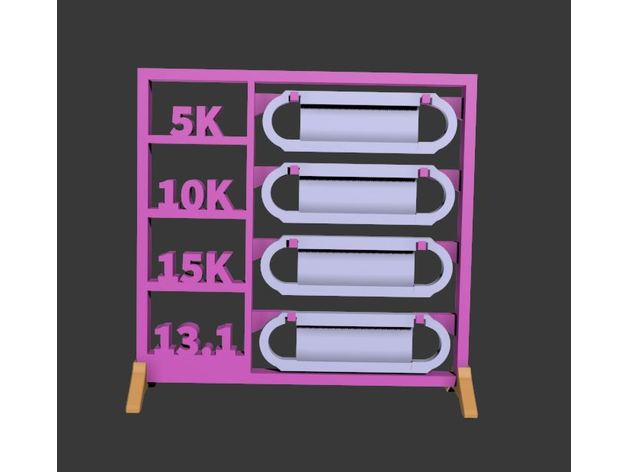 corredor de personal registro la pantalla deporte al aire libre 10k A 10 km 15k 15 a media maratón 3D print model - Mito3D