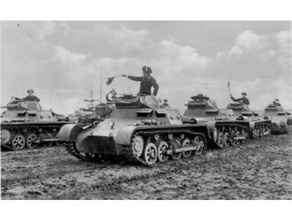 panzer pack vehicles bison flames war 1 panzerjager tank ww2 3d print model - Mito3D