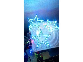 star christmas lights series very cool decor decoration decorations cristmas design stars 3d print model - Mito3D
