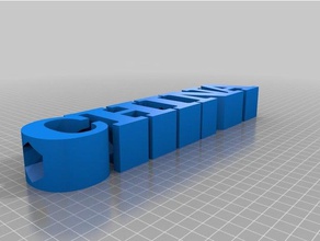 cina i segni loghi personalizzato 3d print model - Mito3D