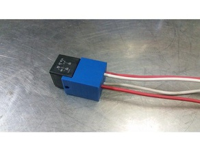 4 5 terminal-automotive-relais-Halter Billig-terminals elektrische - Kabelbaum kit Halterung Buchse 3d print model - Mito3D