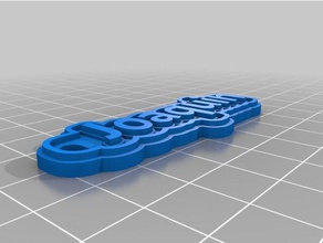 joaquin Schlüsselanhänger angepasst 3d print model - Mito3D