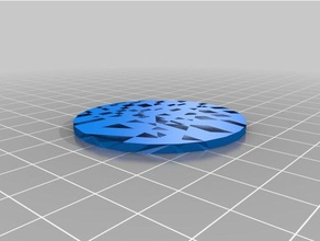 coaster irregular 3d printing 3d print model - Mito3D