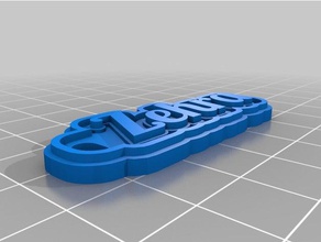 zehra llaveros personalizado 3d print model - Mito3D