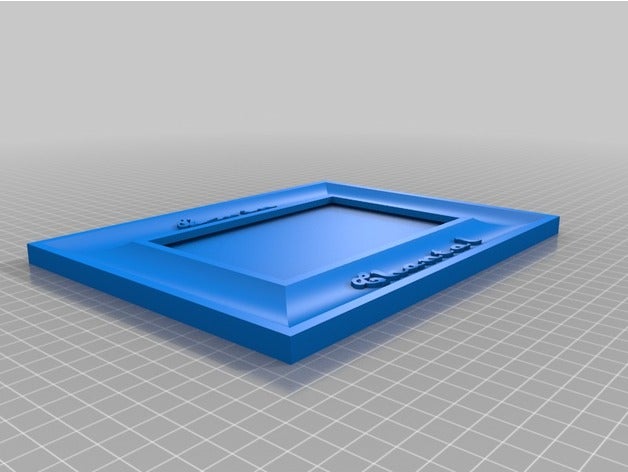 meu personalizados coved quadro de imagem -- decoração 3D print model - Mito3D