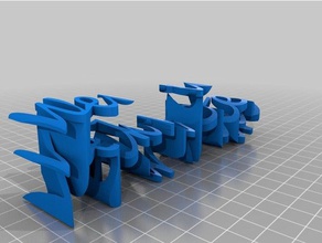 frohe weihnachten sinais logotipos 3dlettering 3d print model - Mito3D