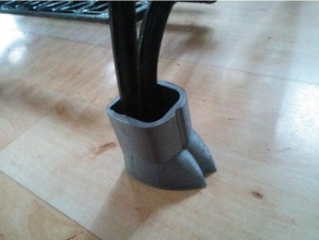 table foot hoof decor 3d print model - Mito3D